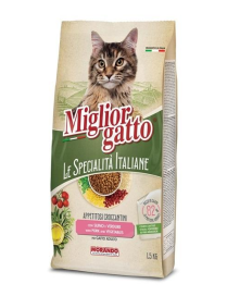 MIGLIOR GATTO SPECIALITa' ITALIANE CROCCANTINI 1,5kg SUIN