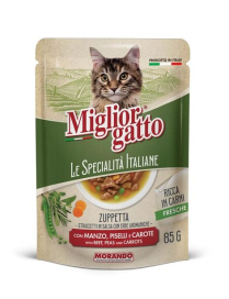 MIGLIOR GATTO SPECIALITa' ITALIANE STRACCETTI 85gr MANZ