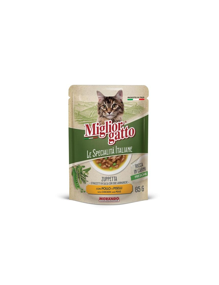 MIGLIOR GATTO SPECIALITa' ITALIANE STRACCETTI 85gr POLL