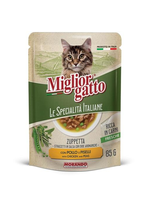 MIGLIOR GATTO SPECIALITa' ITALIANE STRACCETTI 85gr POLL