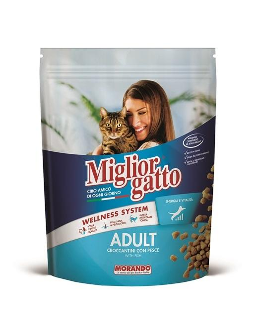 MIGLIOR GATTO CROCCHETTE ADULT PESCE 400g