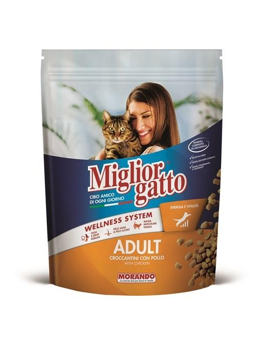 MIGLIOR GATTO CROCCHETTE ADULT POLLO 400g