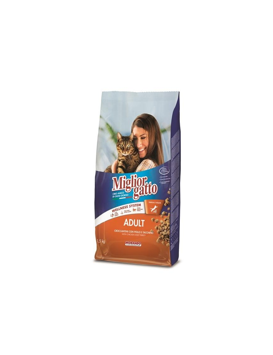 MIGLIOR GATTO CROCCHETTE ADULT POLLO 1,5kg