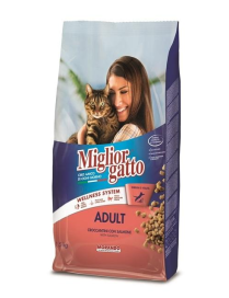 MIGLIOR GATTO CROCCHETTE ADULT SALMONE 1,5k