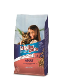 MIGLIOR GATTO CROCCHETTE ADULT SALMONE 2kg