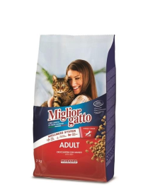 MIGLIOR GATTO CROCCHETTE ADULT MANZO 2kg