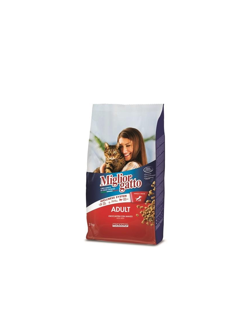 MIGLIOR GATTO CROCCHETTE ADULT MANZO 2kg