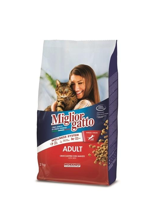 MIGLIOR GATTO CROCCHETTE ADULT MANZO 2kg