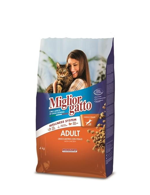 MIGLIOR GATTO CROCCHETTE ADULT POLLO 4kg