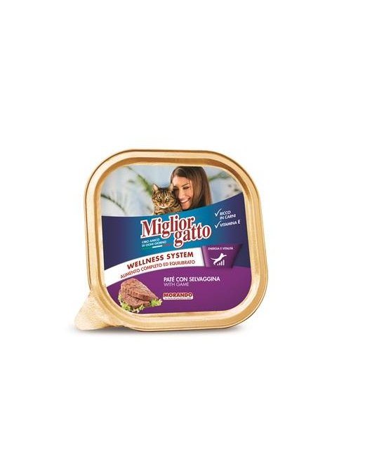 MIGLIOR GATTO VASCHETTA SELVAGGINA 100gr