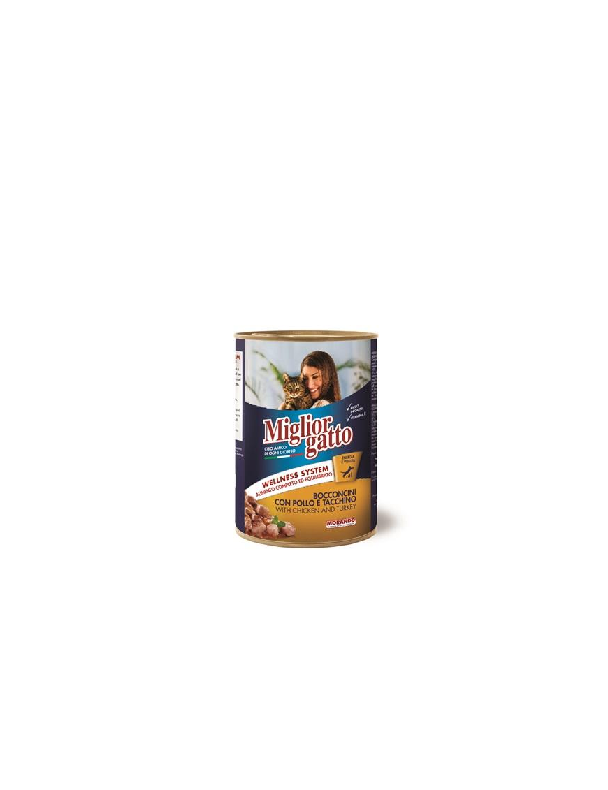 MIGLIOR GATTO BOCCONCINI 405g POLLO/TACCHINO