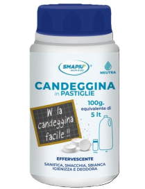 SMAPIU' CANDEGGINA PASTIGLIE 40pezzi NEUTRO