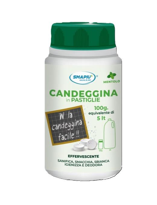 SMAPIU' CANDEGGINA PASTIGLIE 40pezzi MENTOLO