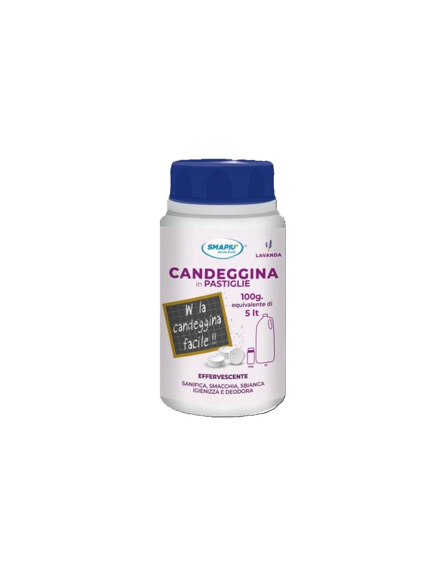 SMAPIU' CANDEGGINA PASTIGLIE 40pezzi LAVANDA