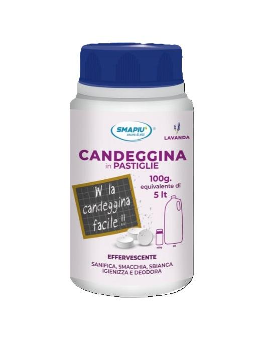 SMAPIU' CANDEGGINA PASTIGLIE 40pezzi LAVANDA