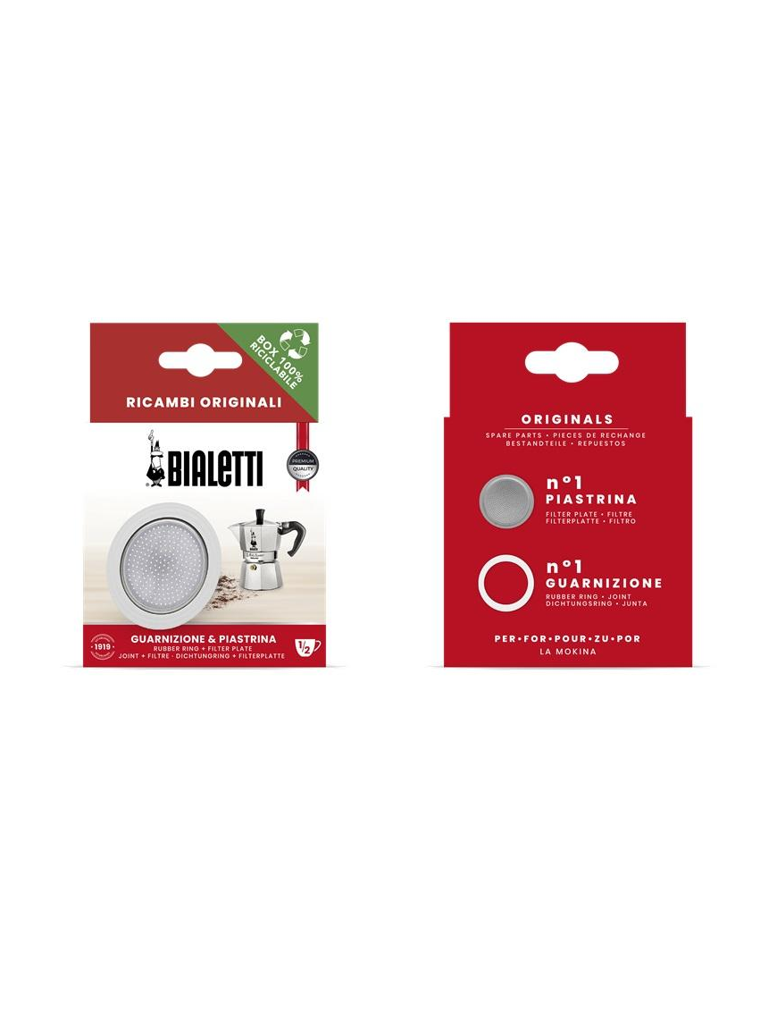 BIALETTI GUARNIZIONE+PIASTRA 1/2 TAZZA