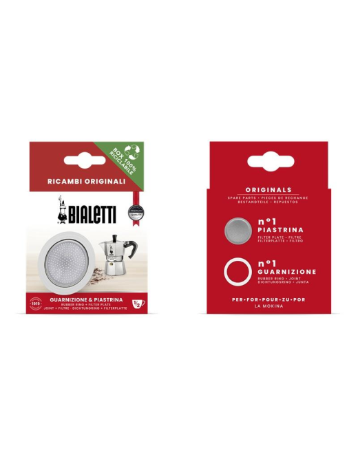 BIALETTI GASKET+PLATE 1/2 CUP