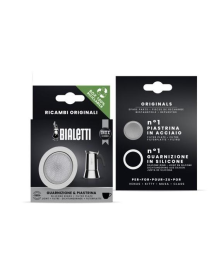 BIALETTI GASKETS+STAINLESS STEEL PLATE 6 CUPS