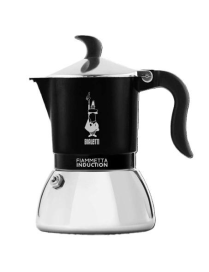FIAMMETTA BLACK COFFEE POT 4 cups INDUCTION