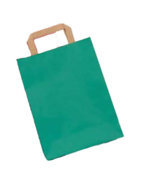 SHOPPER  COLOR MENTA 18+8x24 80gr