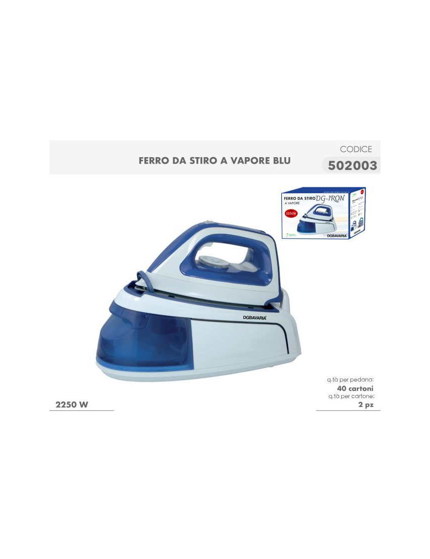 IRON WITH 2250W BLUE BOILER