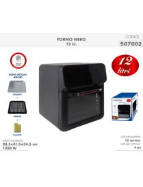 FORNO ARIA NERO 12 LITRI 1350W