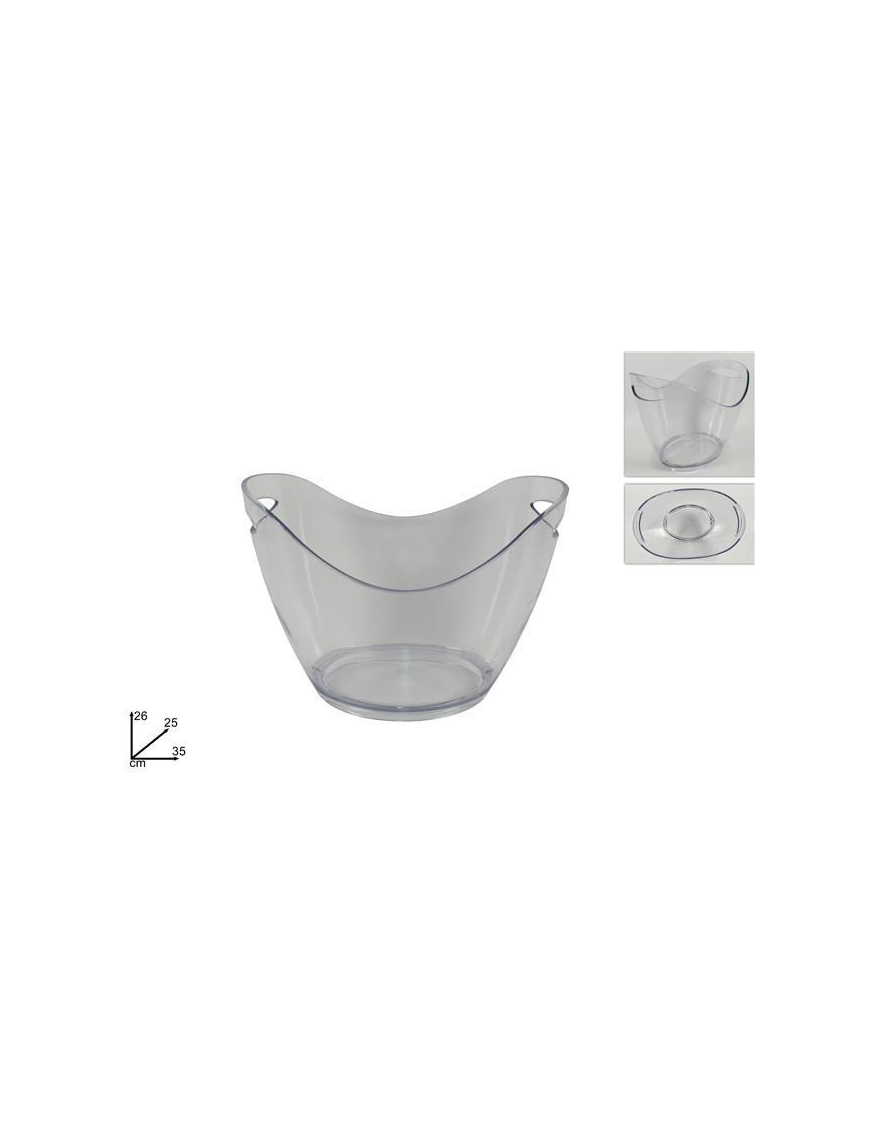 SECCHIELLO GHIACCIO PLEXIGLASS 35x25x26 CENTIMETRI