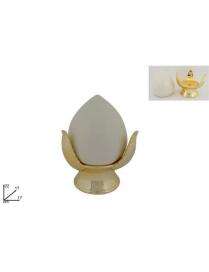 PUMO BIANCO BASE ORO 22cm CA013289 $$