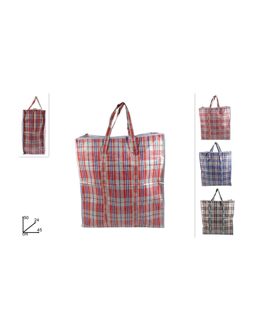 PLASTIC SHOPPING BAG 45x50x24 CENTIMETERS