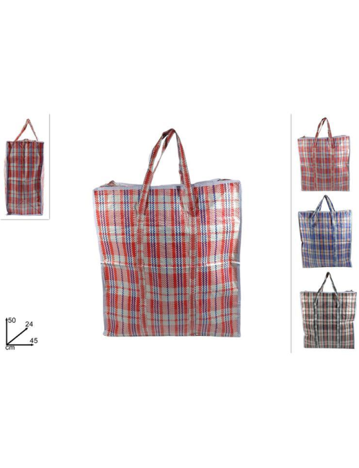 PLASTIC SHOPPING BAG 45x50x24 CENTIMETERS