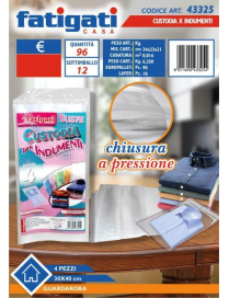 CUSTODIE ABITI 4pezzi 30x40cm