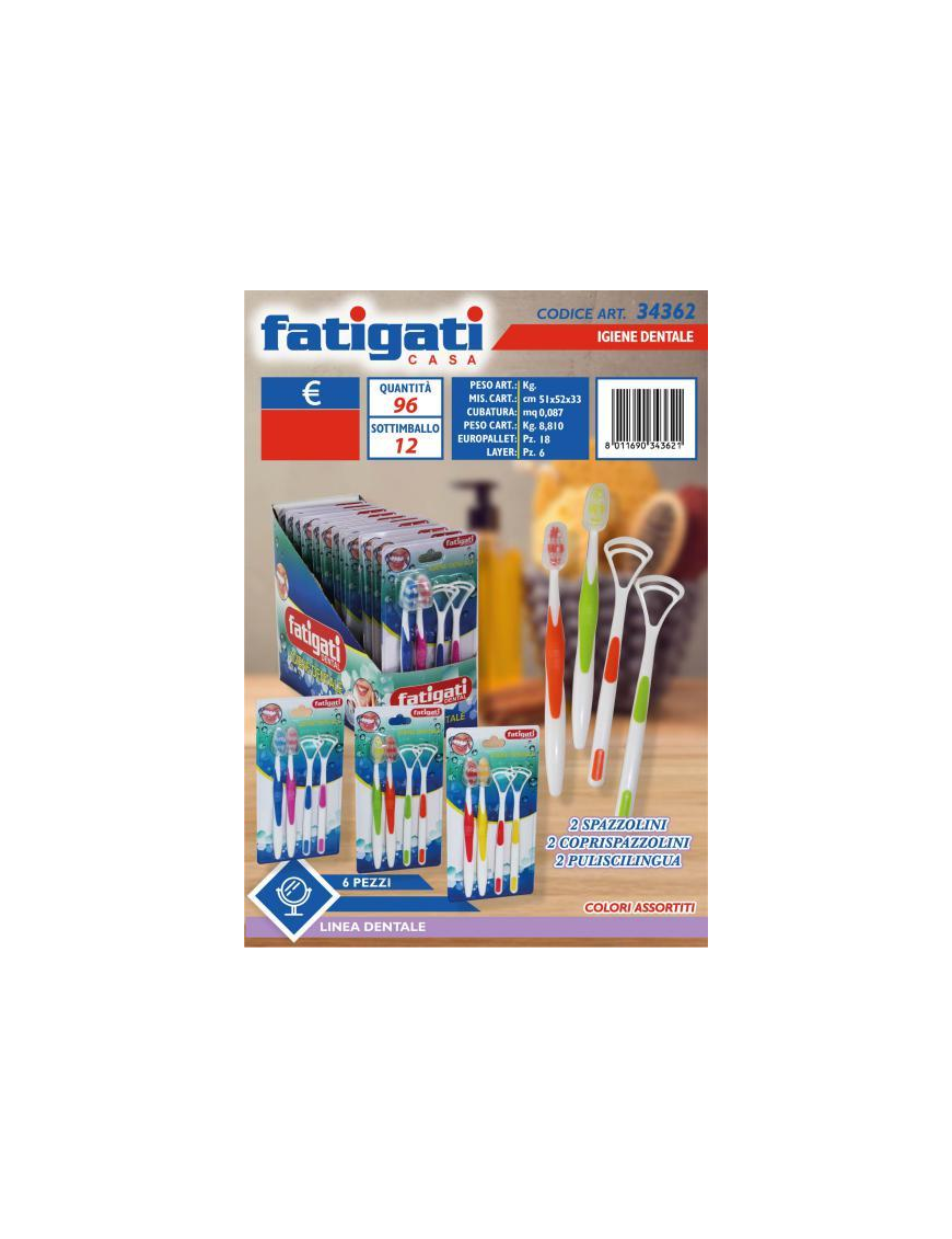 DENTAL HYGIENE KIT 6 pieces