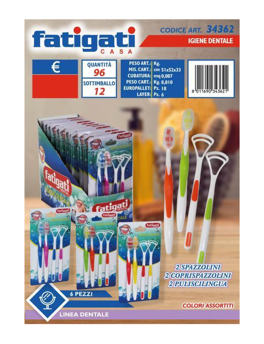 DENTAL HYGIENE KIT 6 pieces