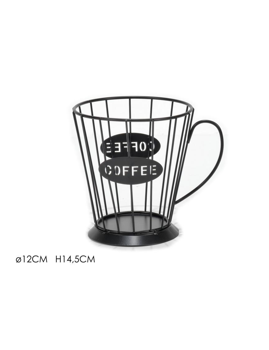 PORTACAPSULE TAZZONE METAL 12x14 CENTIMETRI