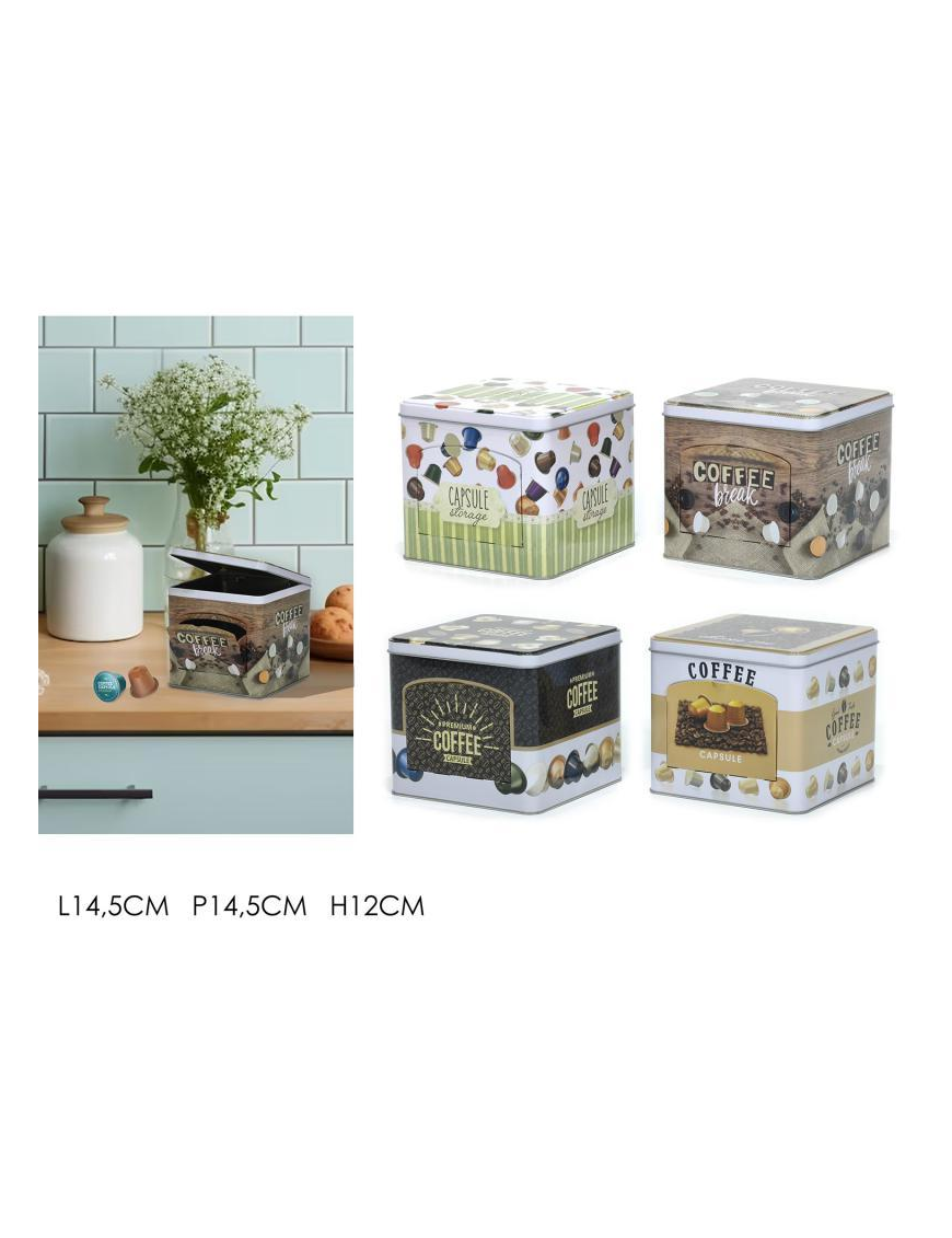 PORTACAPSULE LATTA 14x12 CENTIMETRI