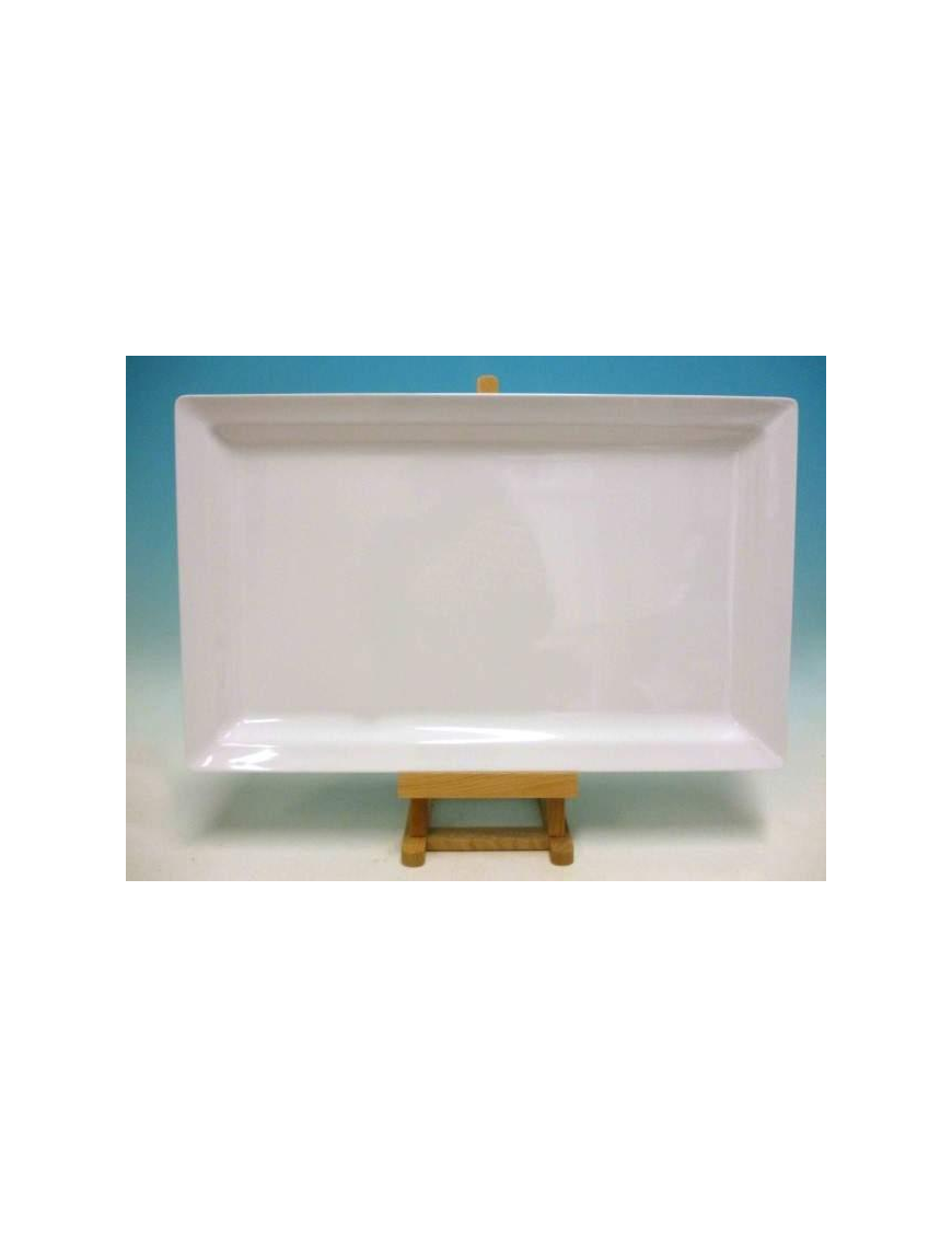 WHITE RECTANGULAR TRAY 51x31 CENTIMETERS