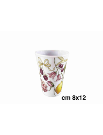 GLASS DIAMETER 8.5 CENTIMETERS HEIGHT 12 CENTIMETERS