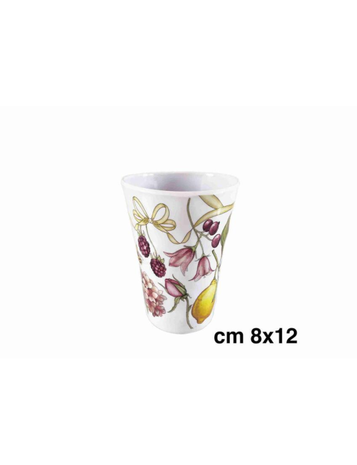 GLASS DIAMETER 8.5 CENTIMETERS HEIGHT 12 CENTIMETERS