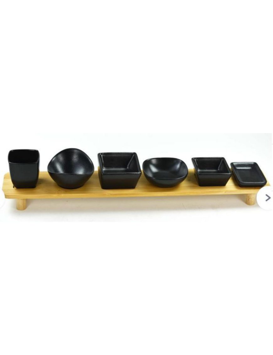 BAMBOO BOWLS 6 PIECES 50x6.6 CENTIMETERS