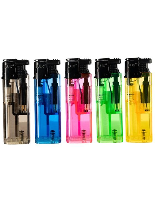 LUX TRASP LIGHTER 50 PIECES WINDPROOF