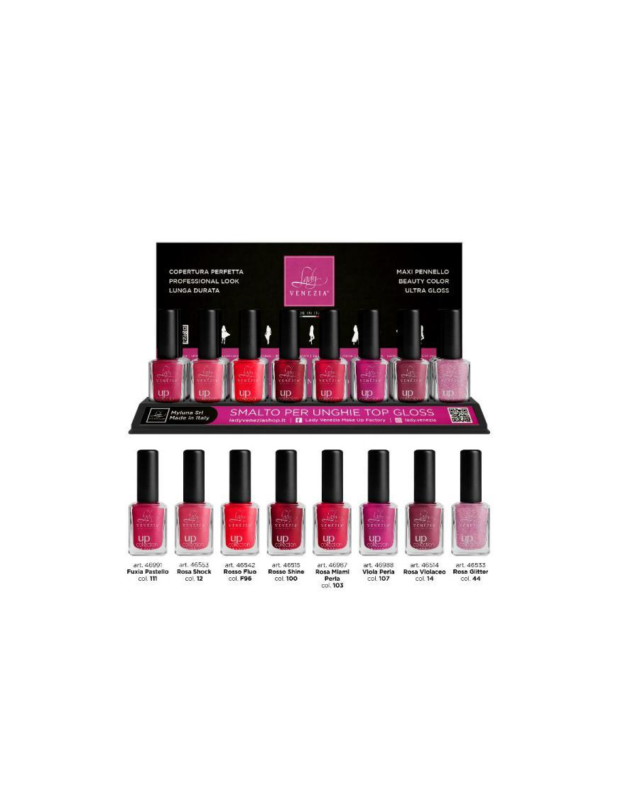 NAIL POLISH UP COLOR RANGE 24 pieces