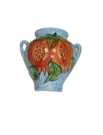 DECORATED WALL PLANTER 17 CENTIMETERS