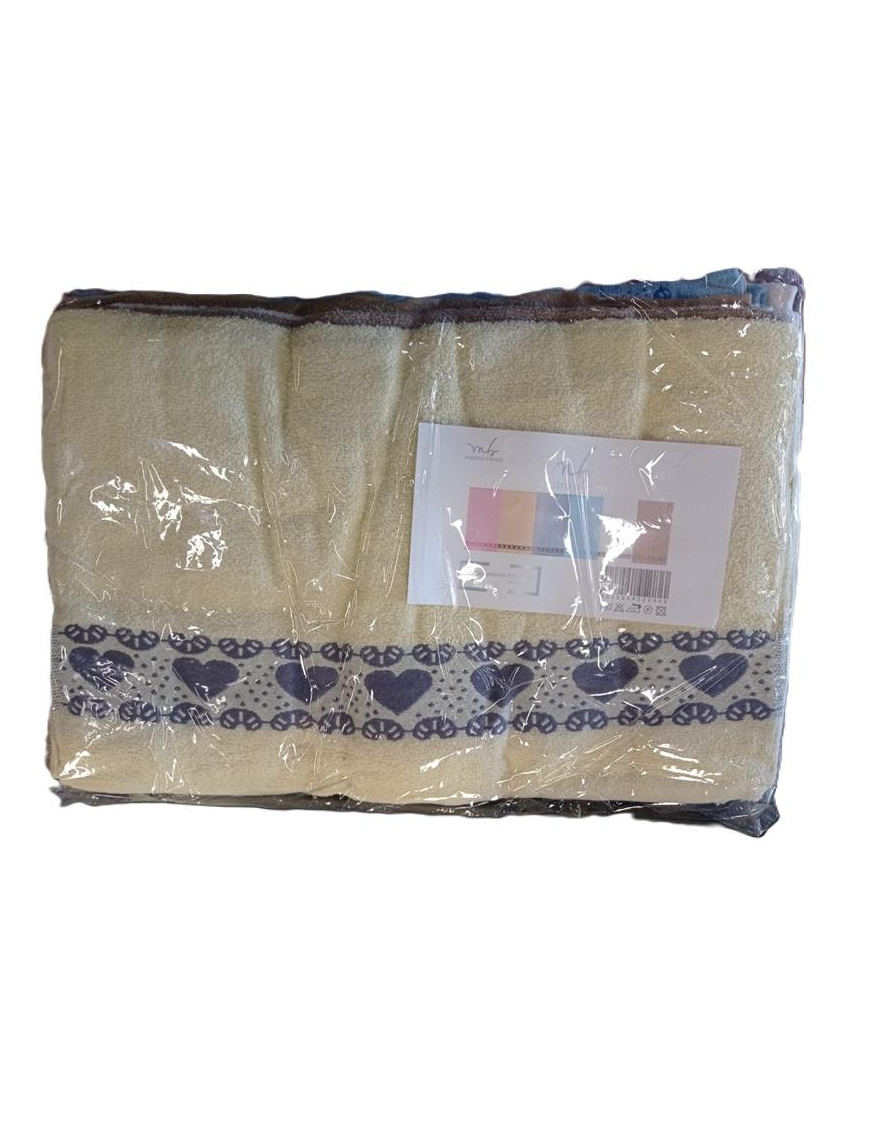 SET ASCIUGAMANI 6+6 PEZZI JACQUARD