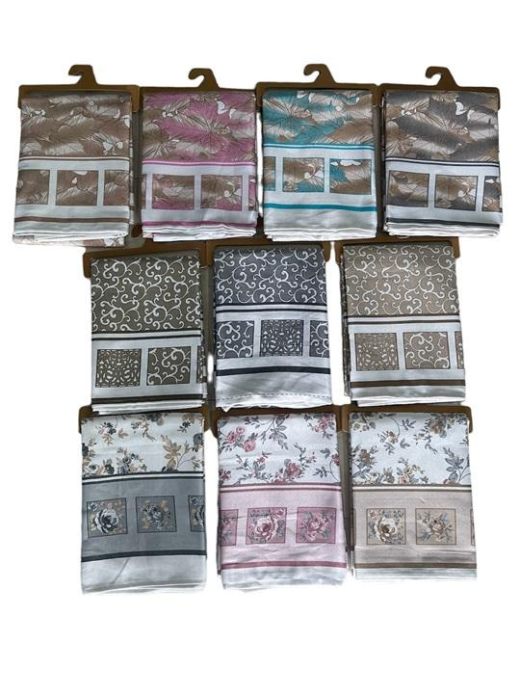 TWILL TABLECLOTH 6 PIECES 130x170 CENTIMETERS