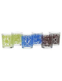 BICCHIERI DA ACQUA 6pezzi COLORATI