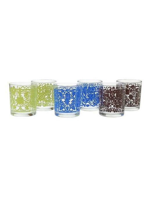 BICCHIERI DA ACQUA 6pezzi COLORATI