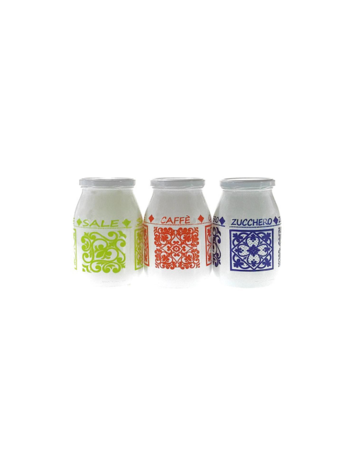JARS 3 pieces SUGAR COFFEE SALT