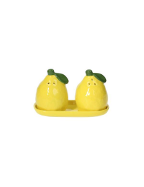 LEMON SALT-PEPPER SET 3 pieces