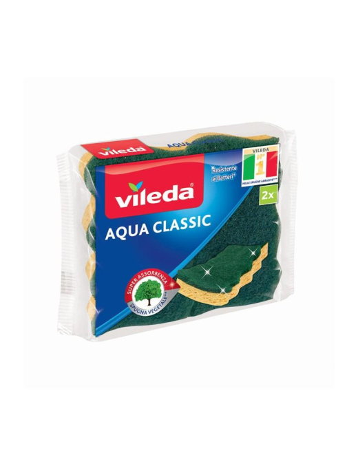 VILEDA AQUA KITCHEN SPONGE 2 pieces