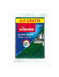 VILEDA SPUGNA ULTRA FRESH 3pezzi  VERDE